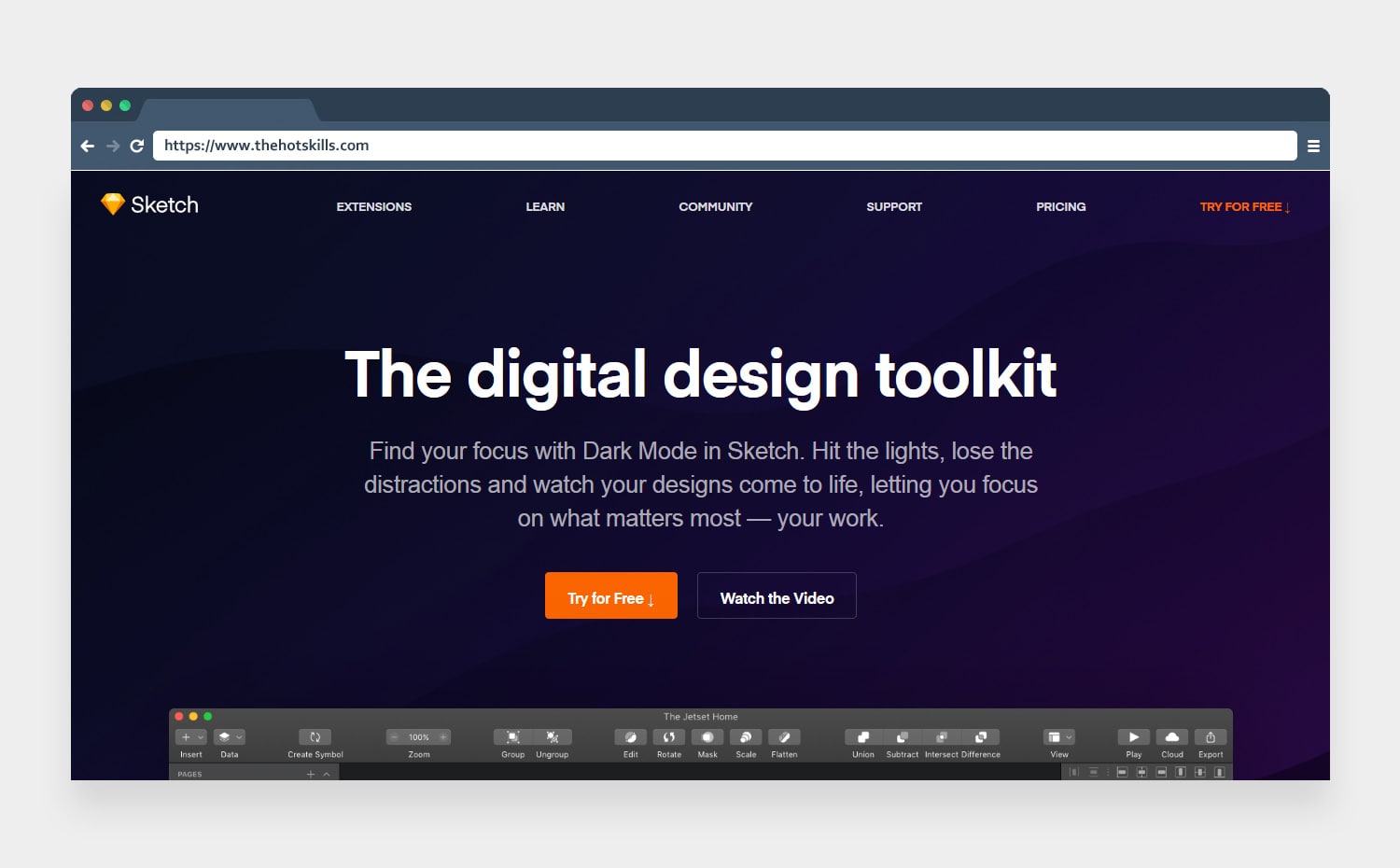 Sketch Digital Design Software