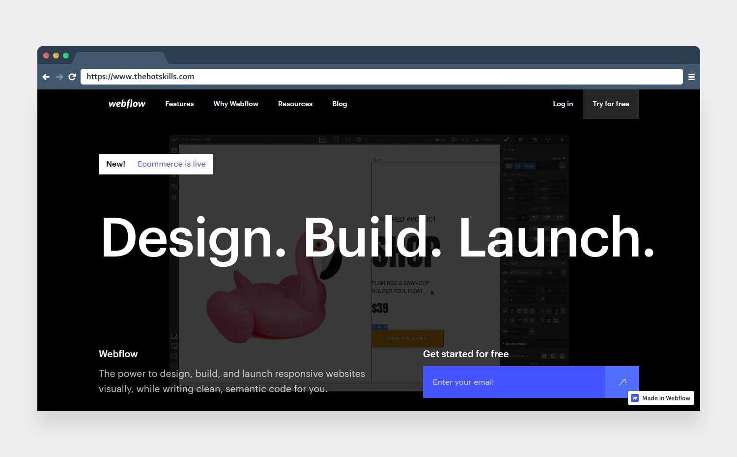 webflow responsive web design tool