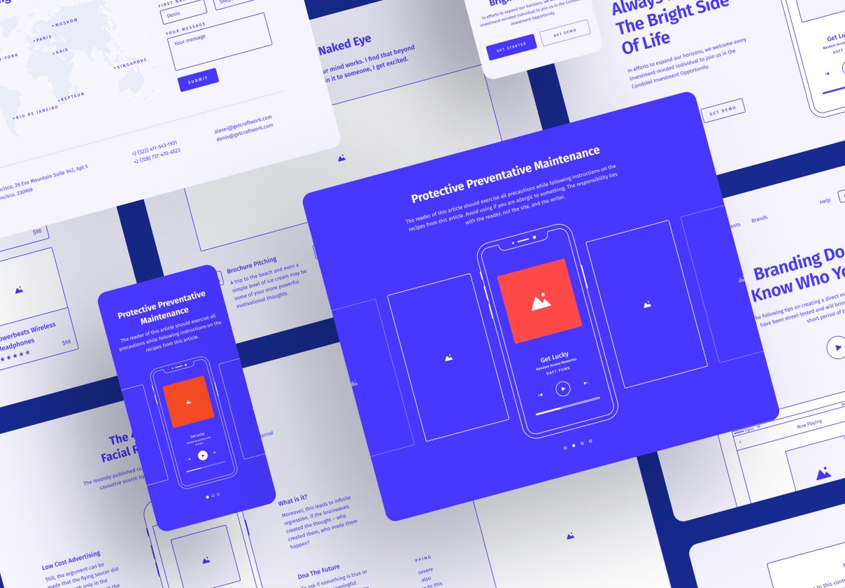 wireframe kits