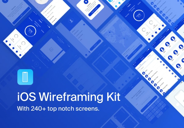 iOS Wireframing Kit