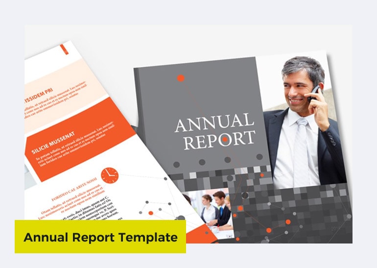 annual report template free word