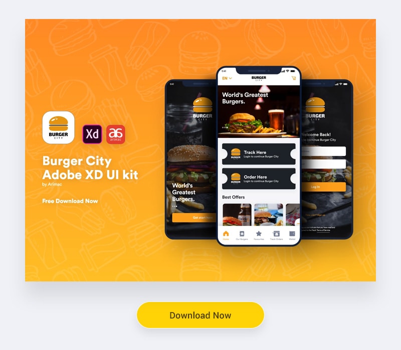 Free Adobe XD UI kit