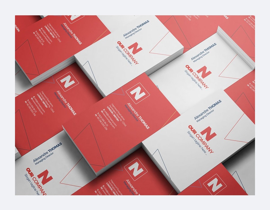 Business Card Mockup PSD