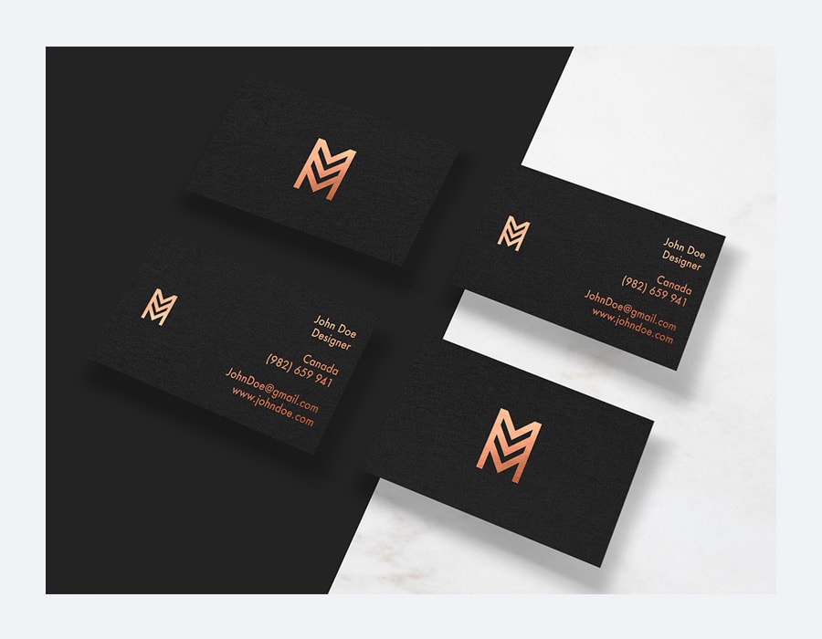 Business Cards Mockup Stefan D Business Cards Mockup PSD free