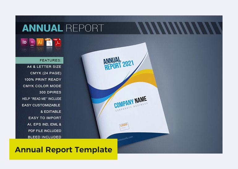 annual report template doc