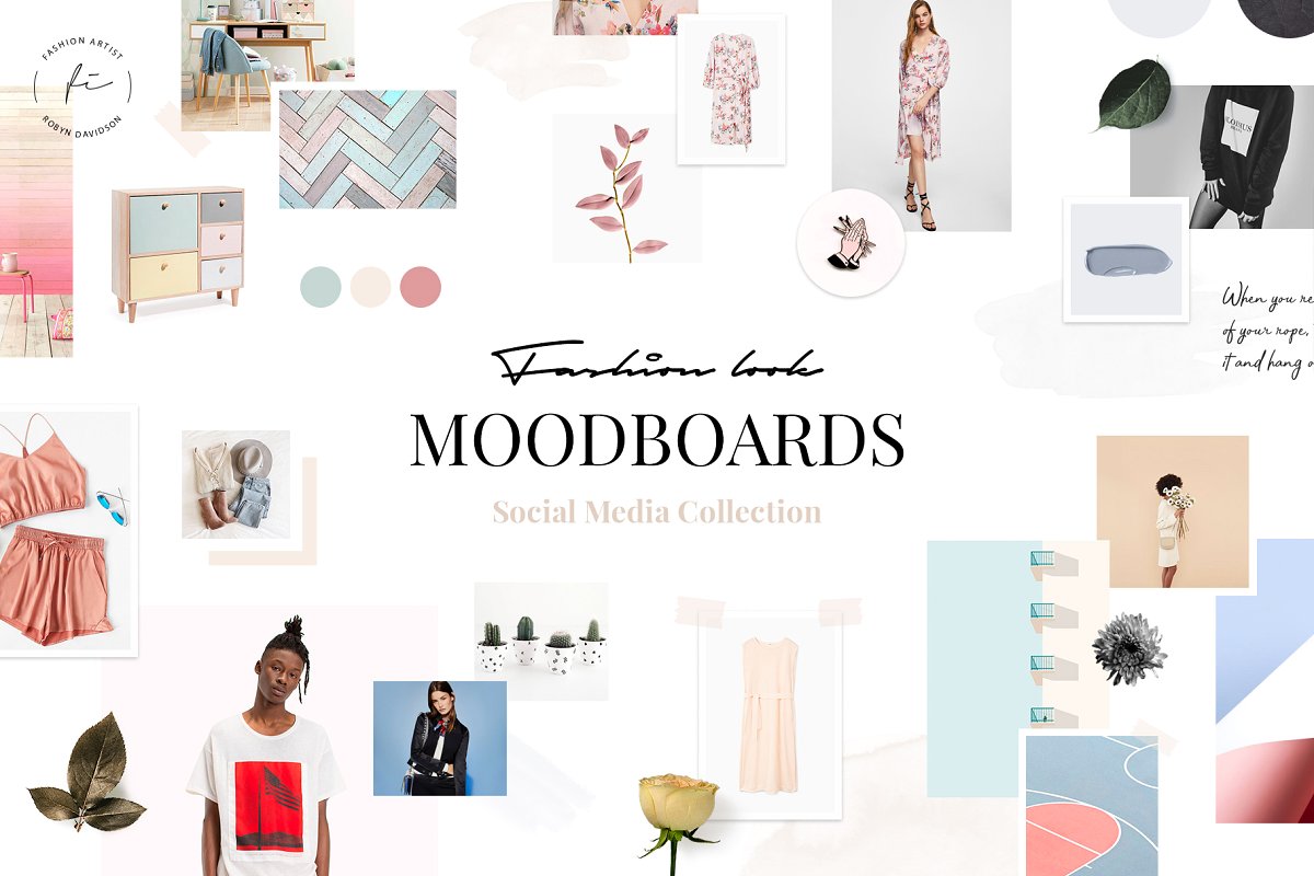 Fashion Mood Board Templates