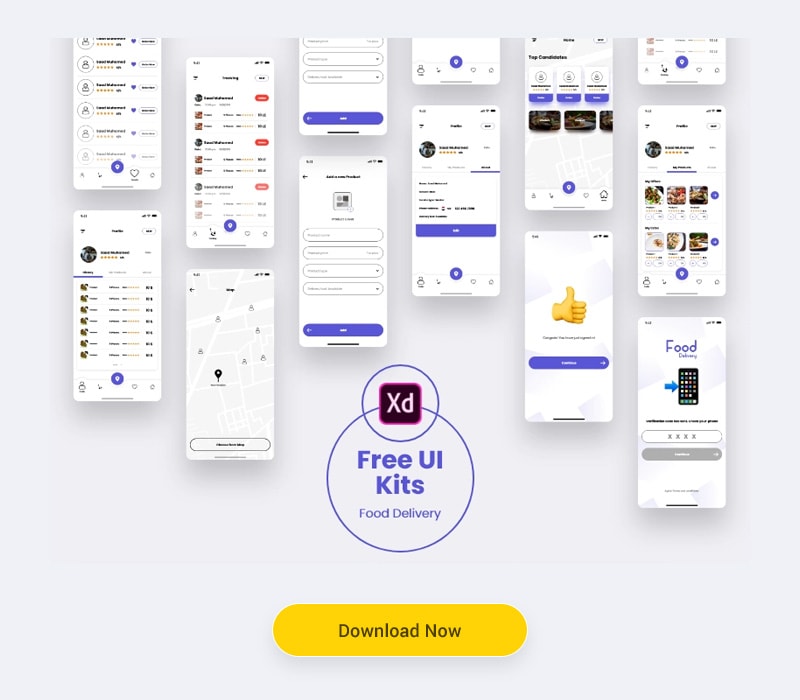 adobe xd web ui kits free