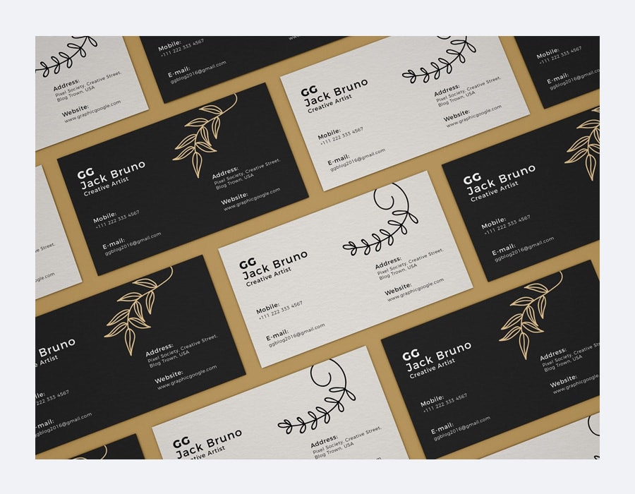 Free Branding Business Card Mockup PSD by Graphic Google Free Branding Business Card Mockup PSD
