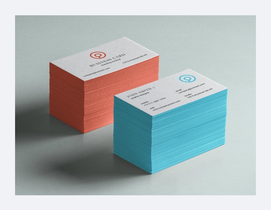 Free Business Card Mockup Psd