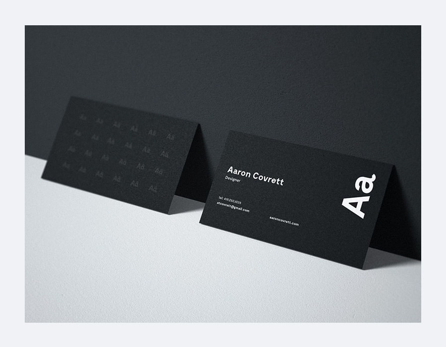 Free Business Card Mockup PSD