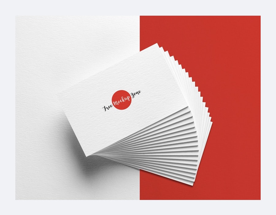 Free Elegant Business Card MockUp PSD