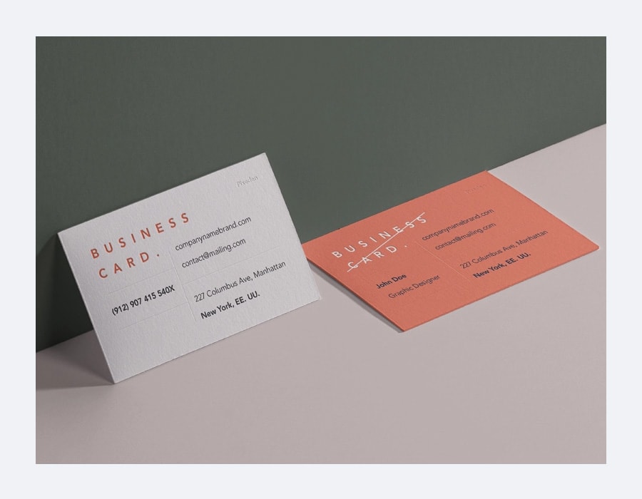 Free Psd Business Card Branding Mockup