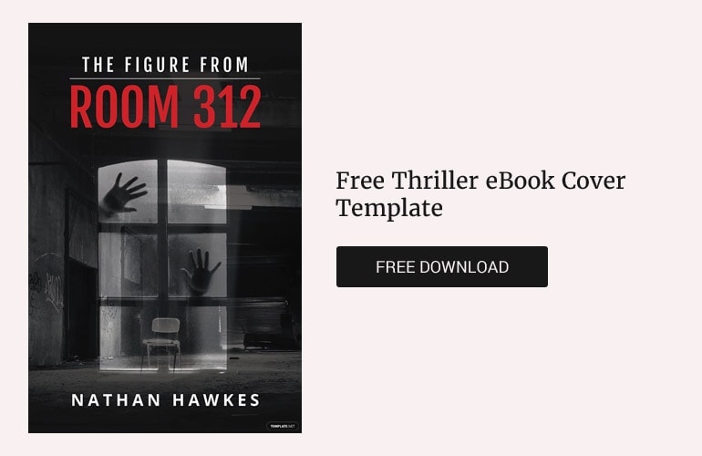 Free thriller book cover template