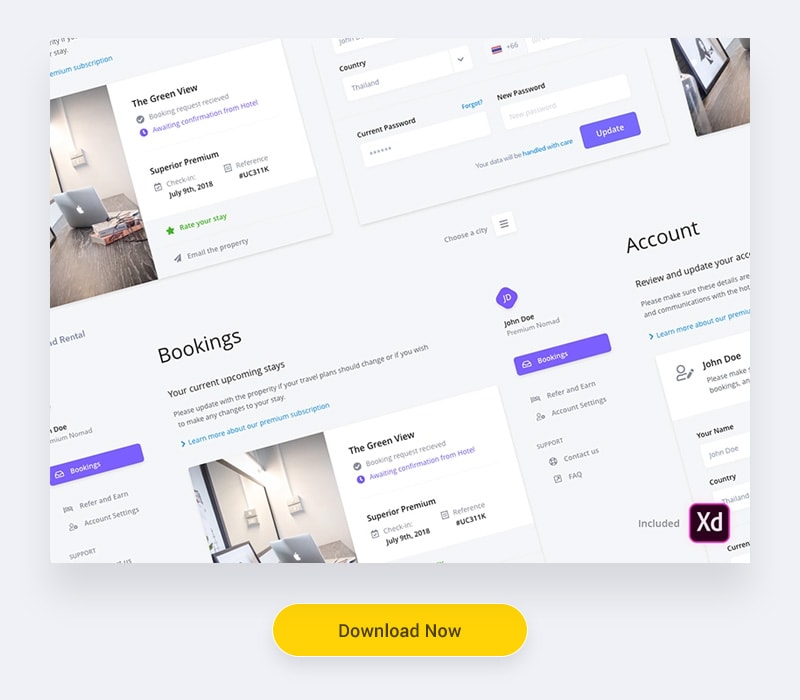 adobe xd ui kit download