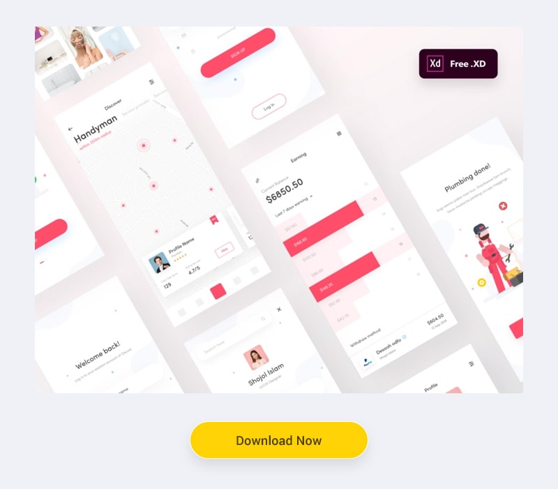 adobe xd ui kit free download