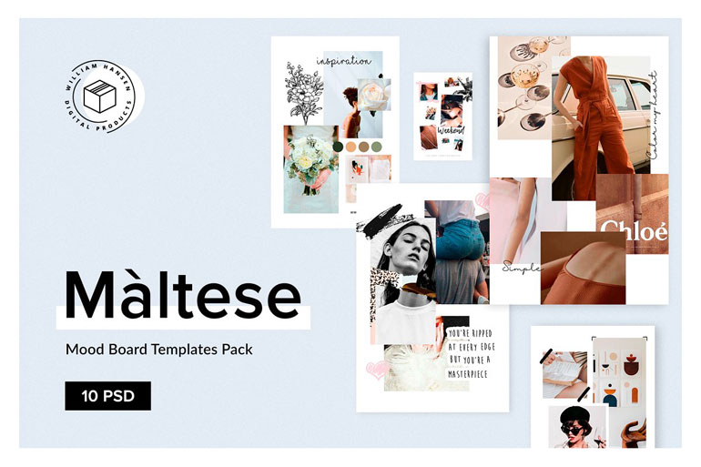 Mood Board Templates Pack