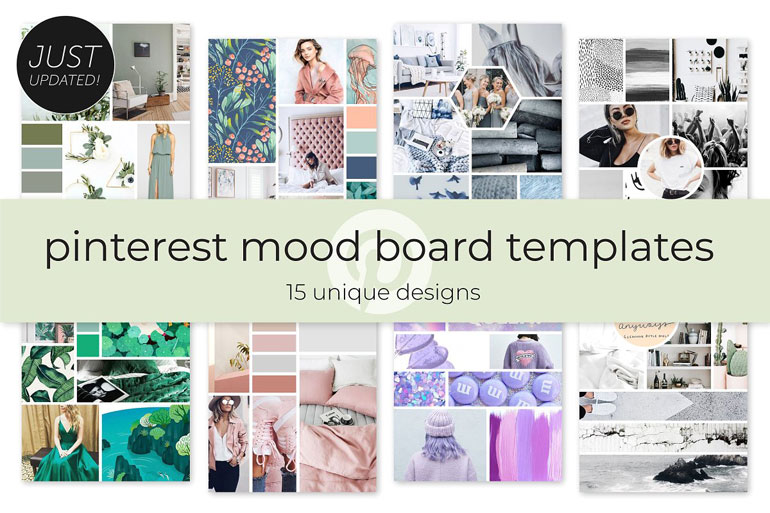 Pinterest Mood Board Templates