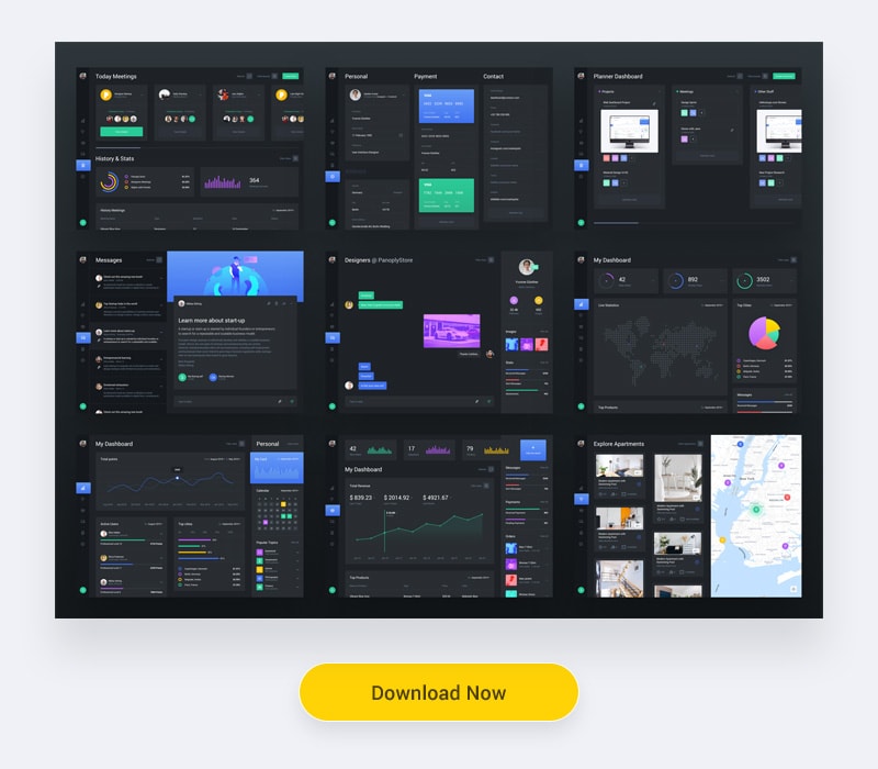 Web Dashboard & Statistics UI Kit