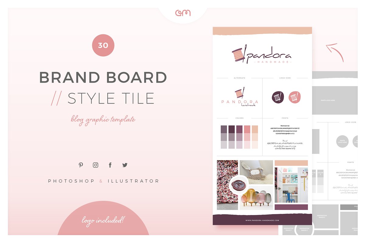 brand mood board template