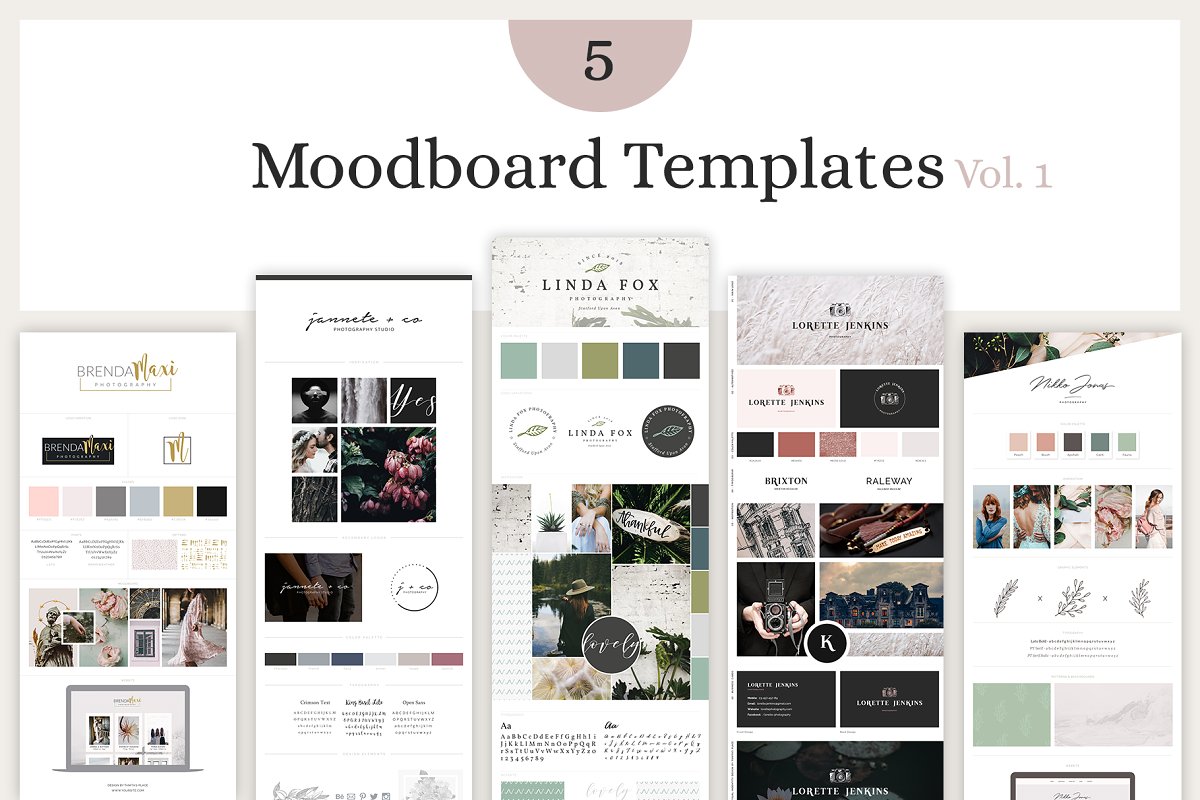 moodboard template photoshop free download