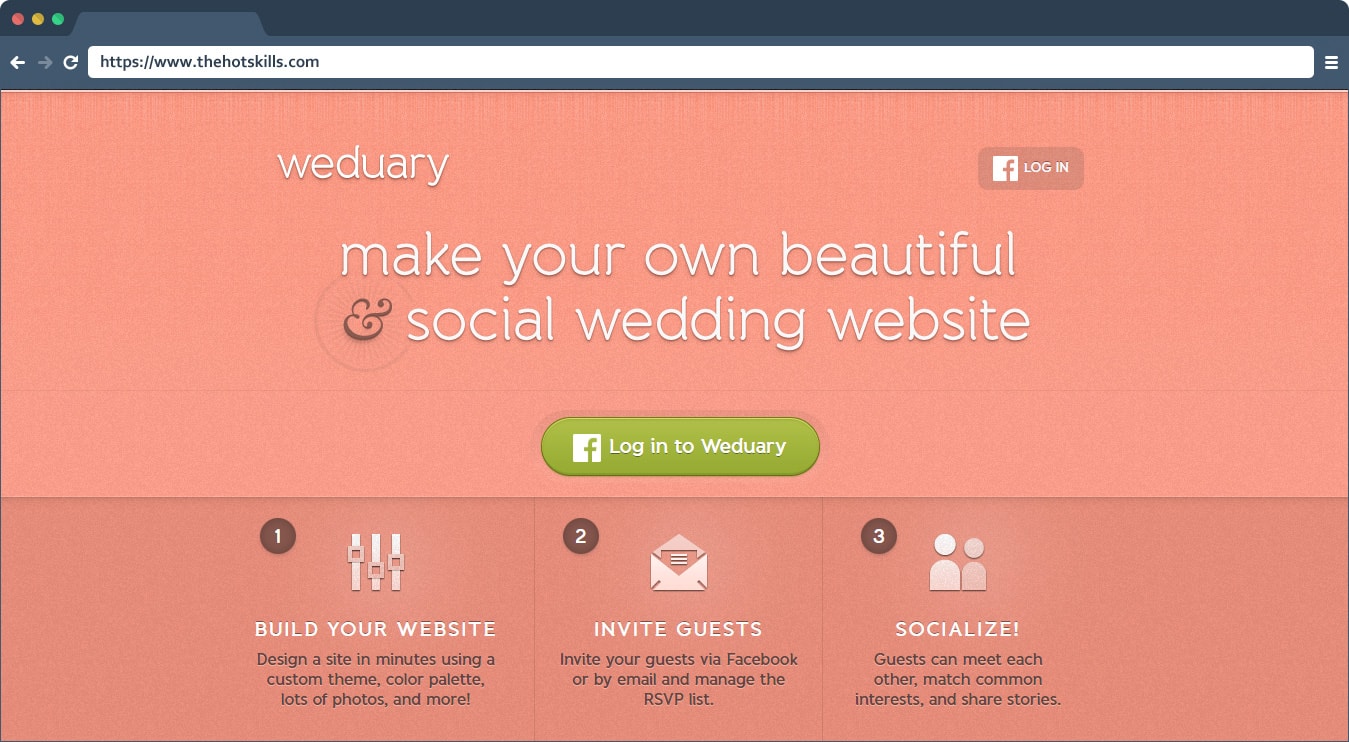 wedding website designs