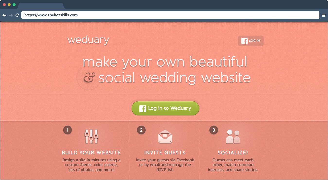 wedding website designs