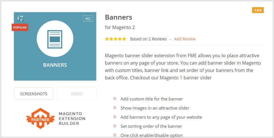Banner Slider Extensions