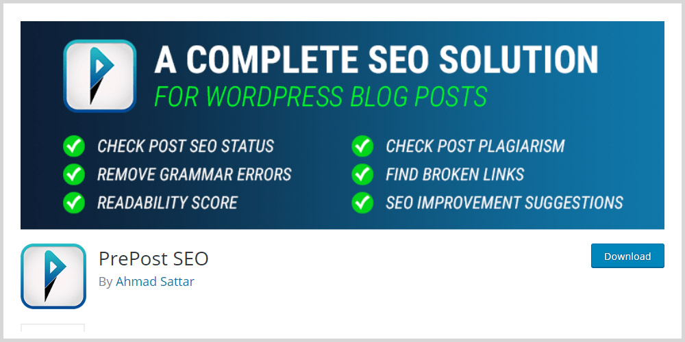 PrePost SEO WordPress Plugin