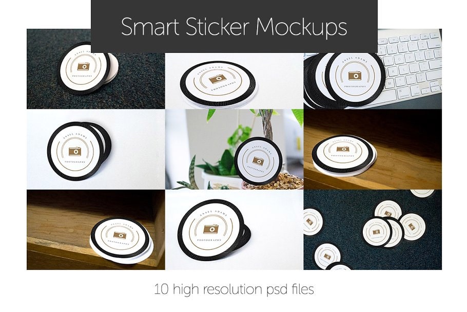 Sticker Mockups Smart Art