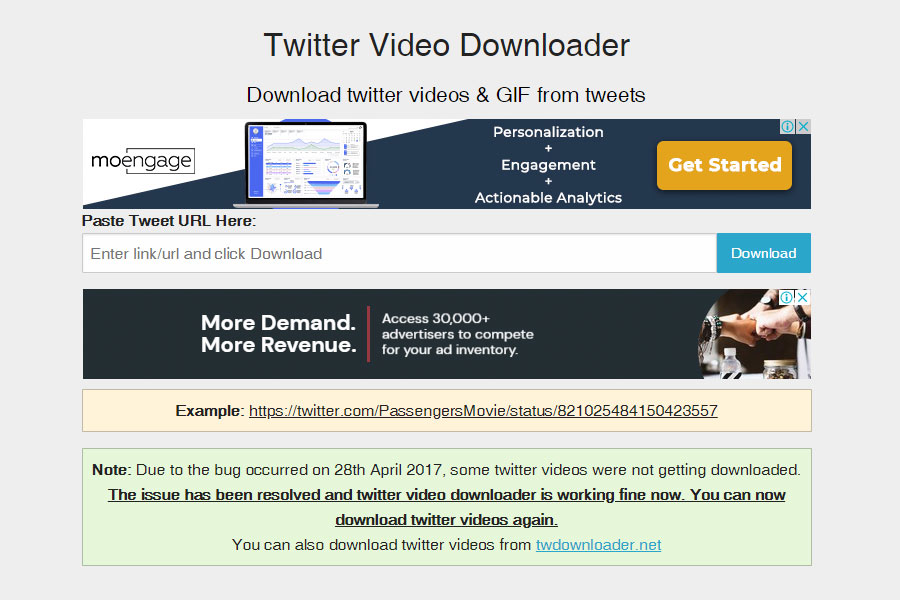 Twitter Video Downloaders